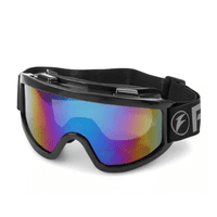 Genérico - Antiparras Nieve Negro Vidrio Tornasol Uv Nieve Ski Snowboard