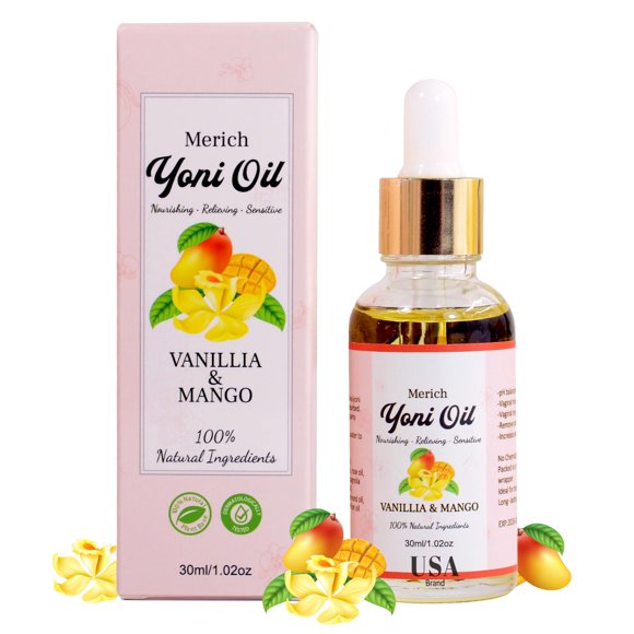 Lubricante Corporal Merich Yoni Oil Vanilla Mango 30ml