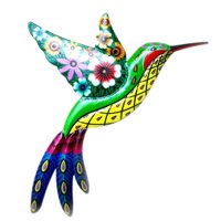 Magideal - Colibrí De Metal, Arte De Pared, Color Brillante, Inspirador, Decoración De Pared, Escultura, Colgante Para Interior, Exterior, Hogar, Dormitorio, Bañ B