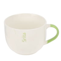 Homewell - Tazón Loza & Caracter(34) & Srta& Caracter(34) & Verde 11.5X8.5Cm 450Ml