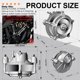 thumbnail image 3 of Filtro de aire TOPRAMETAL Harley M8 2023+ gris Turbine, 3 of 6