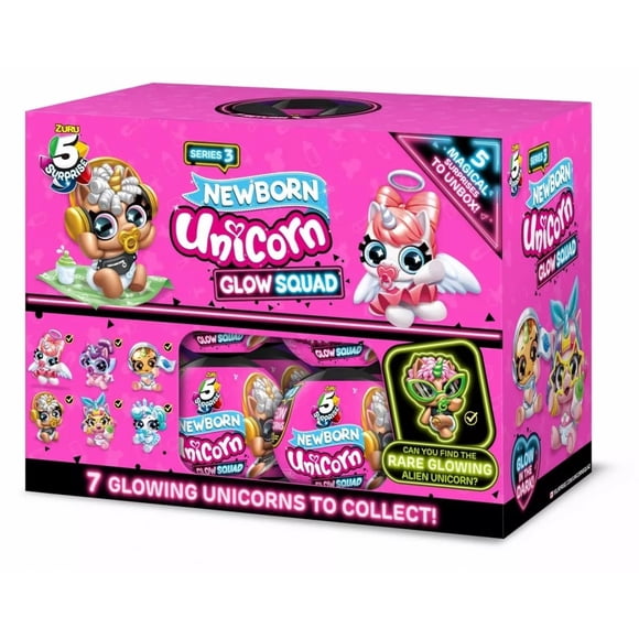Toy ZURU 5 Surprise Unicorn Squad Serie 6 Pack Glow