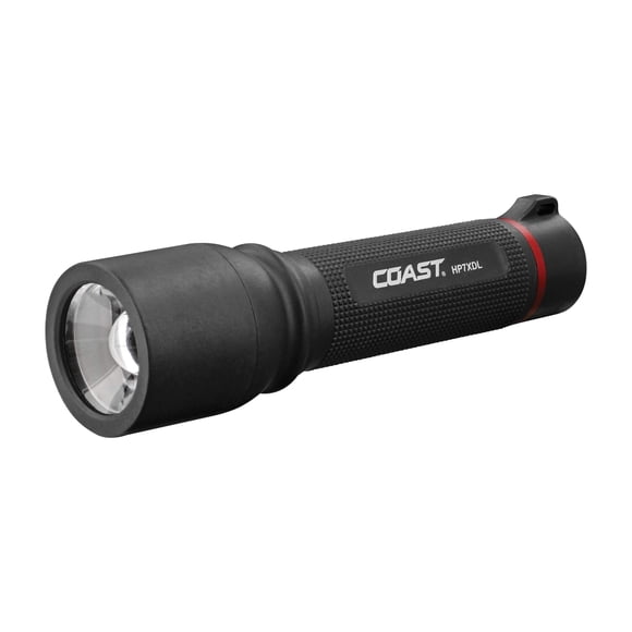 Flashlight Coast HP7XDL LED de largo alcance, 240 lúmenes, color negro