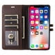 thumbnail image 4 of Premium Wallet Case for Samsung Galaxy S21 Ultra with Card Slots & Kickstand, Flip Cover Brown, 4 of 6