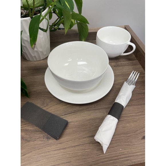 Cintas adhesivas para servilletas RayLynn Products 4 cm x 11 cm paquete de 5 000 unidades negro