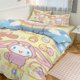 thumbnail image 1 of 3PCS Cinnamoroll Bedding Set Comforter Duvet Cover Set Quilt Cover for Kids Teens Bedroom Decoration, 1 of 5