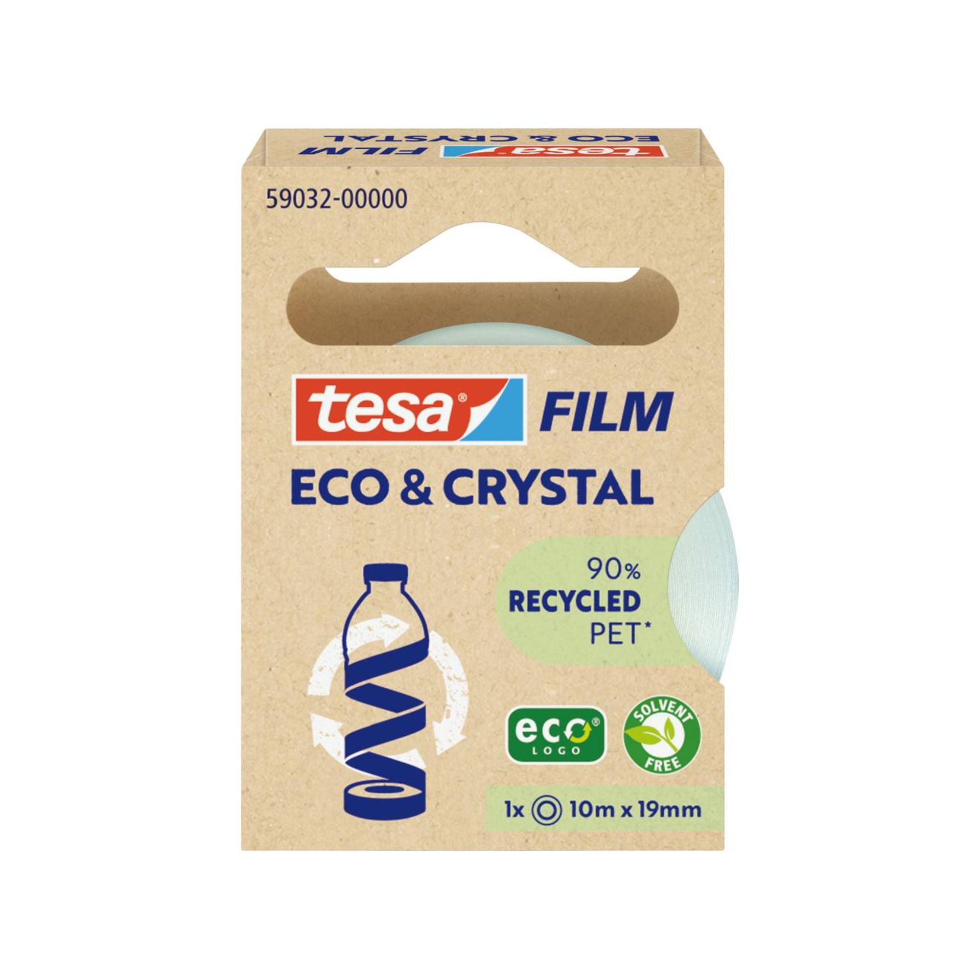 Tesa - Cinta Adhesiva Eco & Crystal 19mm X 10mts