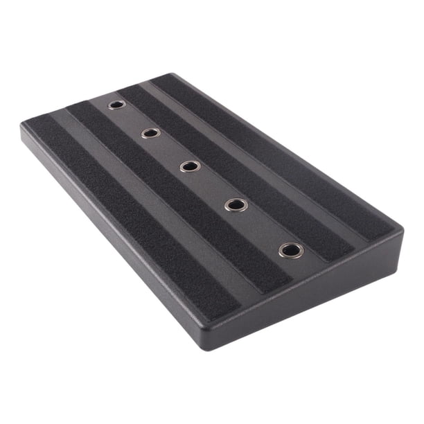 Consejo de guitarra Pedal Pedalboard Pedalboard Multifunción Suministro de cable universal fácil de transportar para suministros de guitarra eléctrica negro