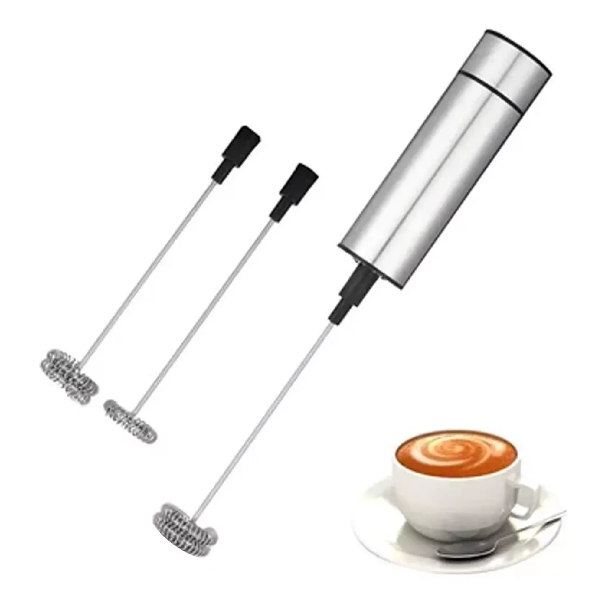 Center Web - Espumador De Café - Leche Acero Inoxiable A Bateria