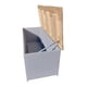 thumbnail image 3 of Baul Madera Un Metro Gris Tapa Natural, 3 of 7