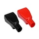 thumbnail image 1 of Unique Bargains Par de Cubiertas de Aislamiento de Terminales de Batería 19mm 0.75" Tapa de Poste de Batería Universal para Automóvil Rojo Negro, 1 of 7