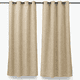 thumbnail image 1 of SET 2 CORTINAS MERIDA BEIGR, 1 of 2