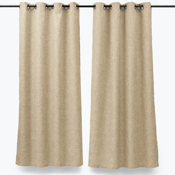 SET 2 CORTINAS MERIDA BEIGR