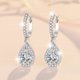 thumbnail image 2 of Aretes de Moissanita para Mujer 1cttw Color D Claridad VVS1 Aretes de Aro con Diamantes Aretes de Moissanita de Plata Esterlina para Mujer con Certificado, 2 of 8