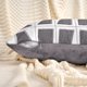 thumbnail image 3 of REGALWOVEN Fundas de Cojín Geométricas Juego de 2 Fundas de Almohada de Felpa Suave Modernas Decorativas para Sofá Dormitorio Gris 18" x 18", 3 of 6