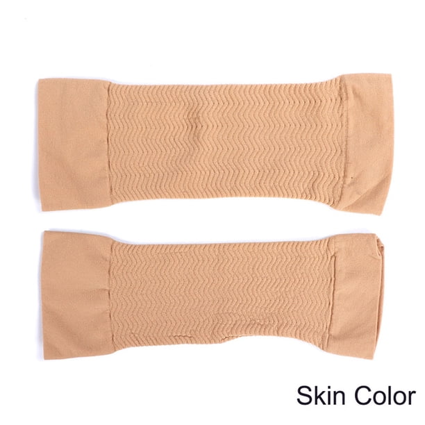 1Pair Slimming Compression Leg Shaper Slimming Arm Belt Helps Tone Shape Upper Arms Sleeve Shape Taping Massage For Women