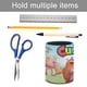 thumbnail image 5 of Los Cariñosos-theme Cylinder Pen Holder Pencil Organizer with Flannel Lining PVC Leather Material Cardboard Base for study work 10*8CM, 5 of 6
