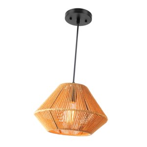 Ioensy - Pantalla De Ratán, Pantalla Tejida Hecha A Mano, Creativa Para El Hogar, Casa De Té, Cafetería