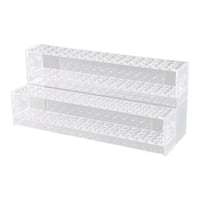 Magideal - Portalápices Para Escritorio, Estante Para Brochas De Maquillaje, Decoración Con Múltiples Agujeros, Organizador De Almacenamiento De Bolígrafos Para 2 Capas 96 Agujeros