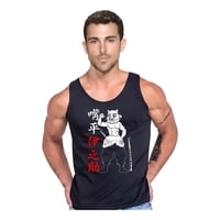 Persodesign - Polera Demon Slayer Anime Manga Musculosa Tank Gym Talla M Negro Hombre