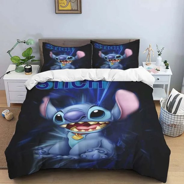 v1274 Bed Sheets Stitch Duvet Cover Home Bedding Set Microfiber Needlework Pillowcase Quilt Cover Set Full Size Suitable for Single Double Bed 3-Piece Bedding Set (1 Duvet Cover + 2 Pillow Shams) Bed