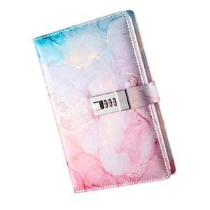 Bothyi - Diario Con Candado Personal A5 De Piel Sintética, Cuaderno Con Cierre, Para Niños, Color Rosa