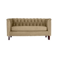 Barra Design - Sofá Victoria 2C Felpa Tostado