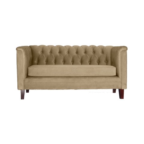 Barra Design - Sofá Victoria 2C Felpa Tostado