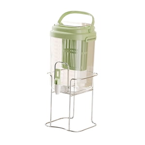Bothyi - Dispensador De Bebidas Con Grifo, Jarra De Agua Fría Para Jugo Helado, Mesa, Hogar, Verde