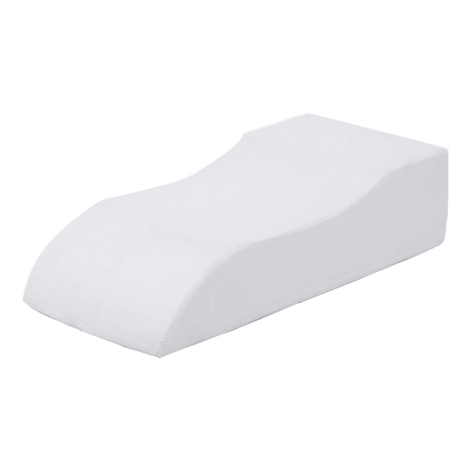 Magideal - Almohada Para Piernas, De Cama De Espuma Para Lesiones O , Pies Elevados Cómodos, Lavable, Hecha De Material De Espuma De Alta Densidad , Blanco