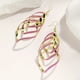 thumbnail image 1 of Metal Layered Swirling Geometric Earrings Personality Fashion Long Pendant Hook Earrings Elegant Ear Piercing Jewelry, 1 of 5