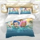 thumbnail image 5 of Burbujitas Conjunto de sábanas temático, trío de piezas, cómodo y amigable con la piel, diseño único, regalo de decoración para el hogar para familiares, amigos y fans,140cm *210cm, 5 of 6