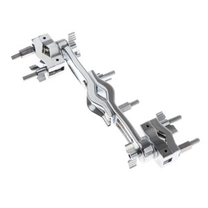 Bothyi - Hardware De Abrazadera De Estante De Tambor Práctico Para Accesorios De Instrumentos Musicales De Tambor De Jazz Estilo Plateado A