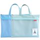 thumbnail image 1 of Bolsa colgante de malla con cierre, 28 x 35 cm, bolsillo doble grande, 2 unidades, 1 of 9