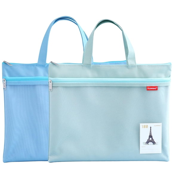Bolsa colgante de malla con cierre, 28 x 35 cm, bolsillo doble grande, 2 unidades