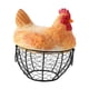 thumbnail image 4 of Cesta para huevos de gallina, contenedor de almacenamiento de huevos, alambre rústico para recolección de huevos frescos, cesta de almacenamiento para, 4 of 5