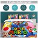 thumbnail image 5 of Super Mario 3-Piece Comforter Set for Bedroom Super Mario Bedding Set for Kids Adults Soft Microfiber Duvet Cover Set with Zipper Closure, 5 of 5