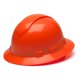 thumbnail image 1 of Casco Pyramex Ridgeline de ala completa con trinquete de 4 puntas, naranja, 1 of 1