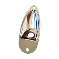 Bothyi - Conector De Entrada De Guitarra De Estilo Barco De Metal Grueso Para Piezas De Accesorios