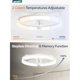 thumbnail image 3 of Ventilador de techo LEDIARY de 20 pulgadas con luz, control remoto y app, DC, blanco, 3 of 3