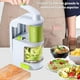 thumbnail image 3 of Cortadora De Verduras En Espiral Con 4 Cuchillas De Acero Inoxidable, Sin Bpa, Base Antideslizante, Adecuada Para Verduras, Frutas, Quesos, 3 of 6