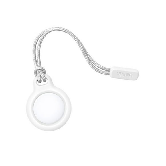 Llavero Belkin para Airtag secure holder con correa Blanco