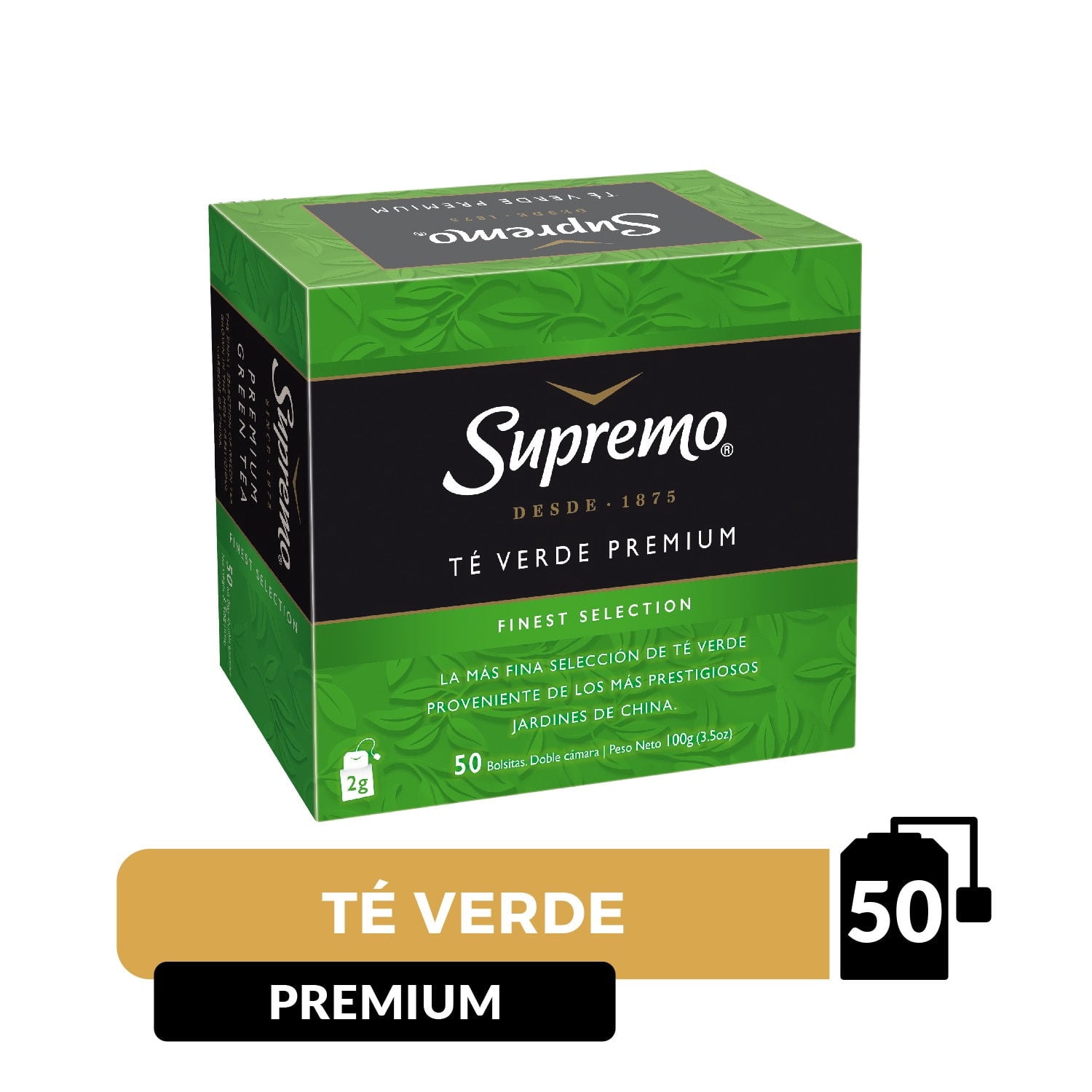 Té Verde Premium Caja 100 g Supremo