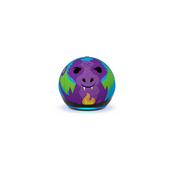 Echo Dot Kids 5° Gen - Dragón de Fuego l Parental + 1 Año Kids