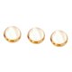 thumbnail image 2 of Conjunto De 3 Piezas De Oro Plateado Blanco Botones De La Cáscara Para Piezas De Trompeta, 2 of 4