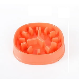 Winpet - Plato Alimentación Lenta Para Perros - Reloj Rosado