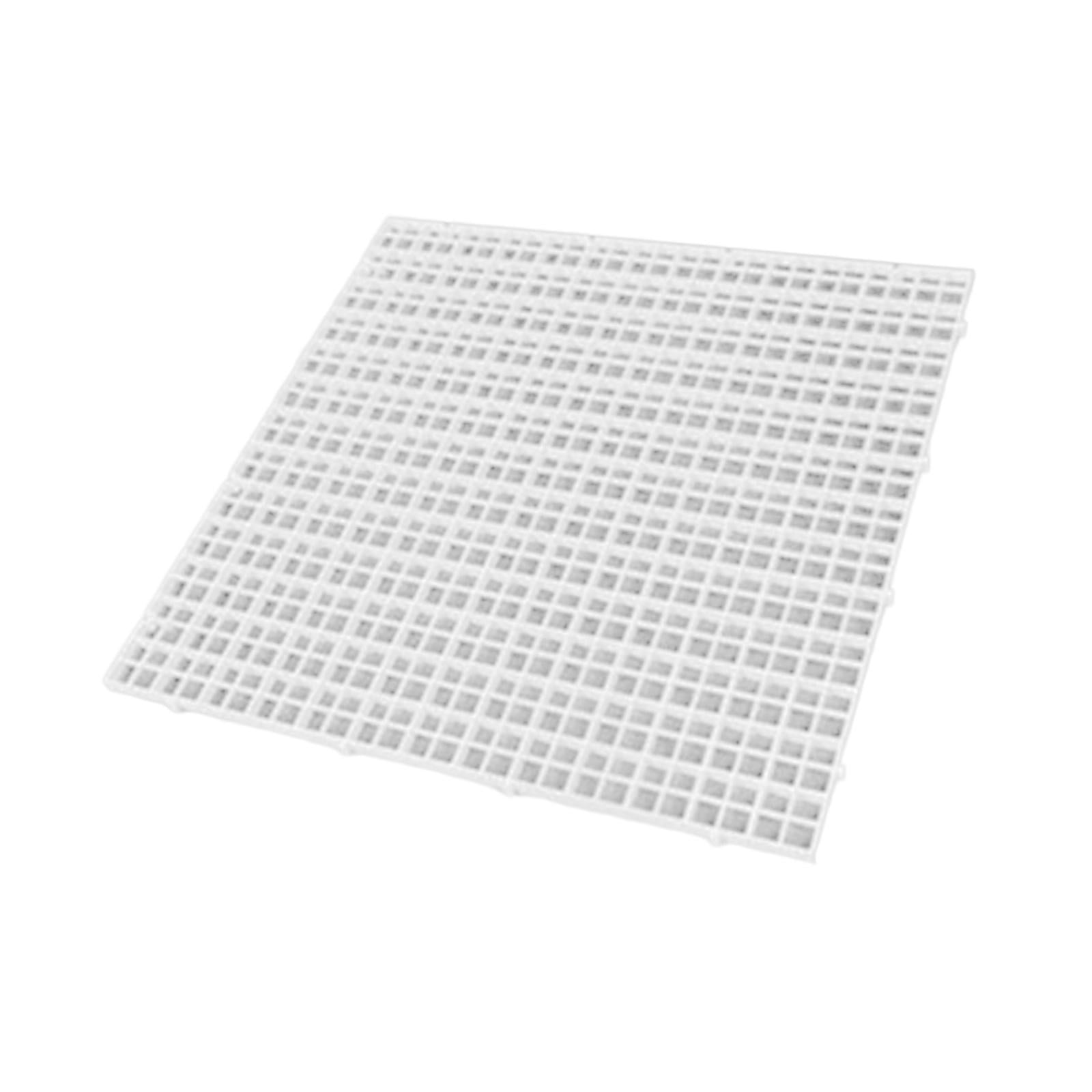 Divisor De Pecera De Fácil Instalación, Tapa De Acuario, Campana Separadora, Bandeja Inferior, 30 X 30 X 1 Cm, Color Blanco