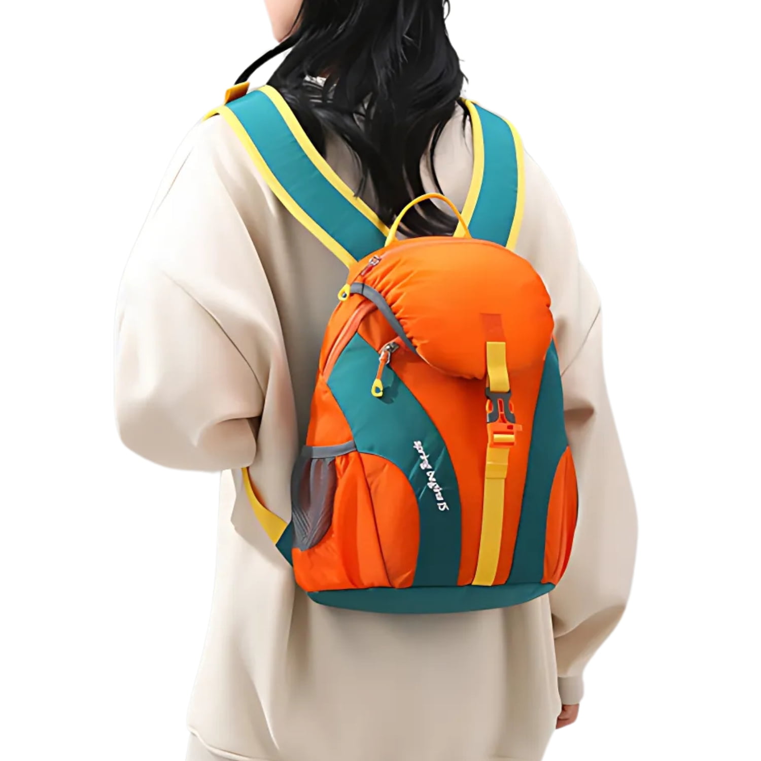 Crusec - Mochila Bolso 15 Litros Escolar Senderismo Aire Libre