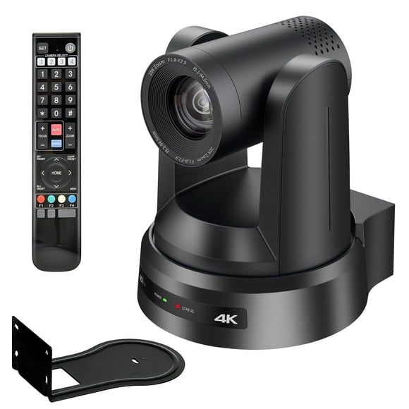 Cámara PTZ HCSTVCON 4K con zoom óptico 20x y zoom digital 16x, PoE