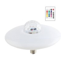 Magideal - Bombilla Led Rgb Luz Diurna 4 Modos De Luz Iluminación, En Forma De Ovni Cambio De Color Música Bombilla Lámpara Atmósfera Lámpara Para Dormitorio,